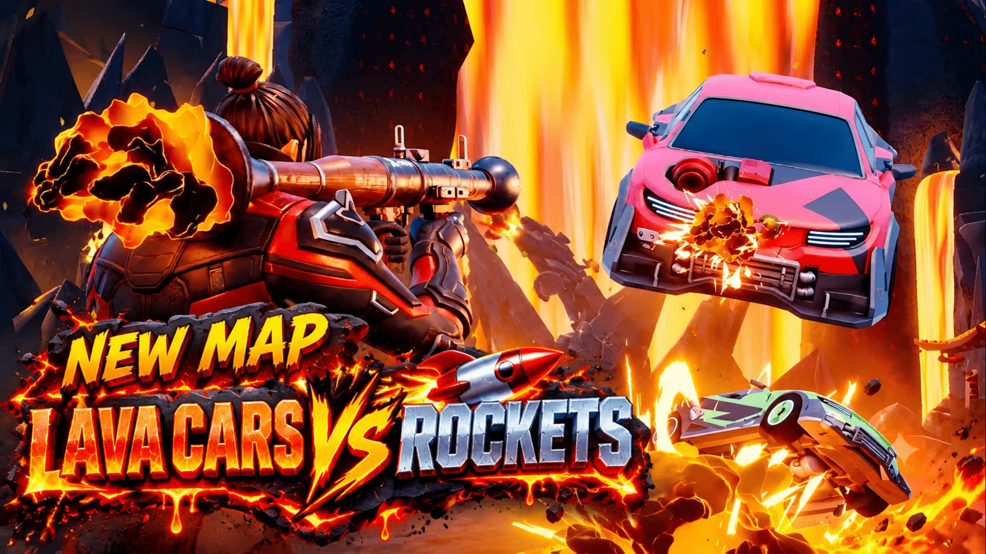Lava Cars vs Rockets