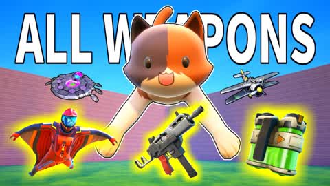ALL WEAPONS キットの乱戦場＆新武器、建築、乗り物、アスレ練習マップ