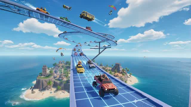 ALL CARS BIG RAMP OPEN WORLD