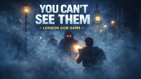 🌫️YOU CAN’T SEE THEM🌫️–LONDON GUN GAME
