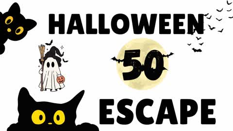 🚪50 ESCAPE HALLOWEEN ROOM😮