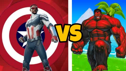 Sam Wilson vs Red Hulk