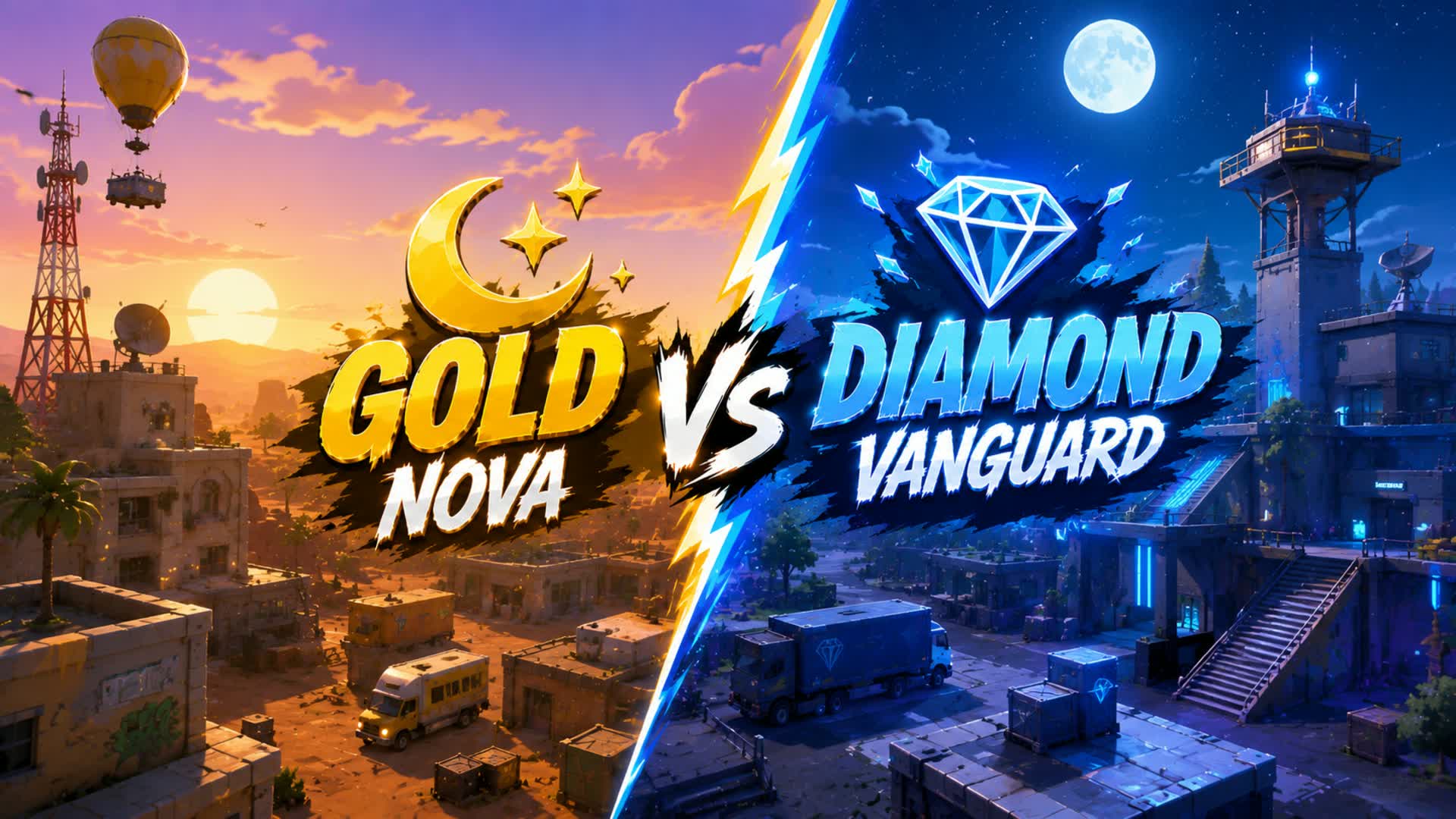 🌙 GOLD NOVA VS DIAMOND VANGUARD 💎
