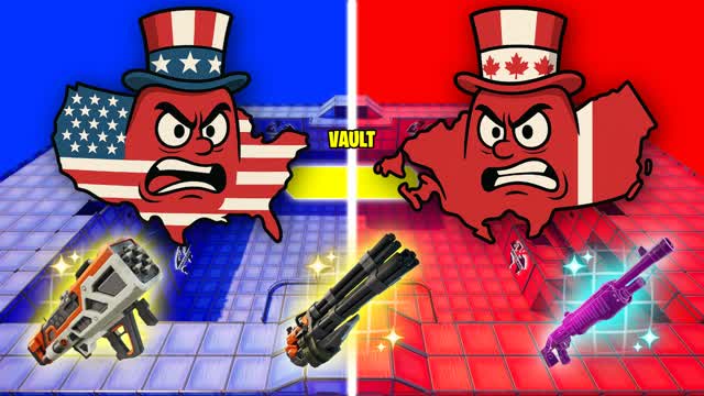 CRAZY COUNTRY RED VS BLUE 🔴🔵