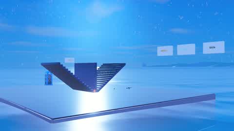 SKYLINE - 1V1 Build Fight Map