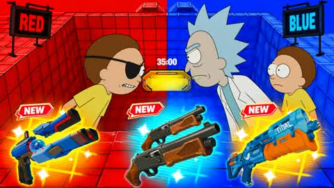 🔴🔵ULTRA RICK RED VS BLUE🔴🔵