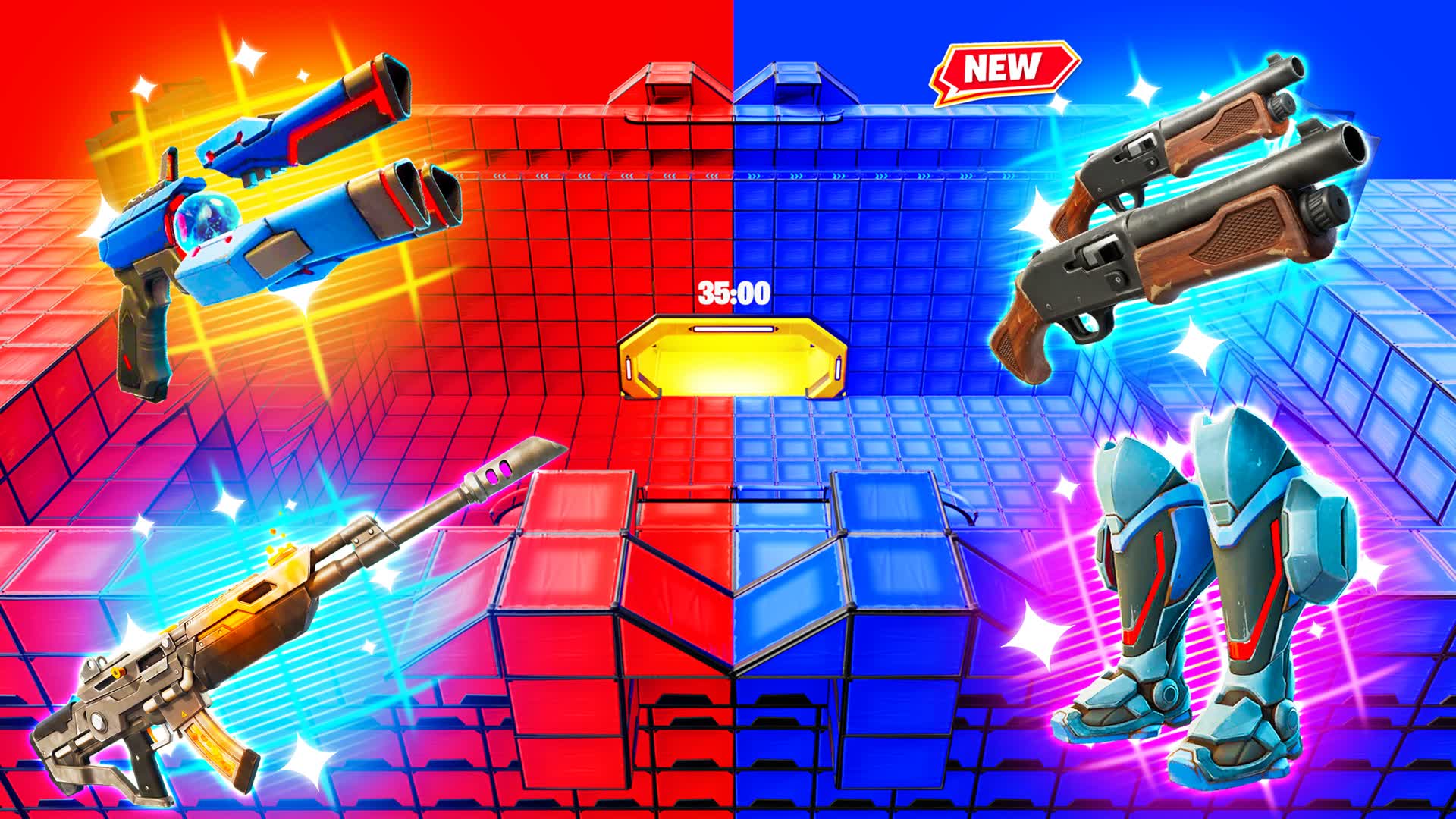 MEGA RED VS BLUE