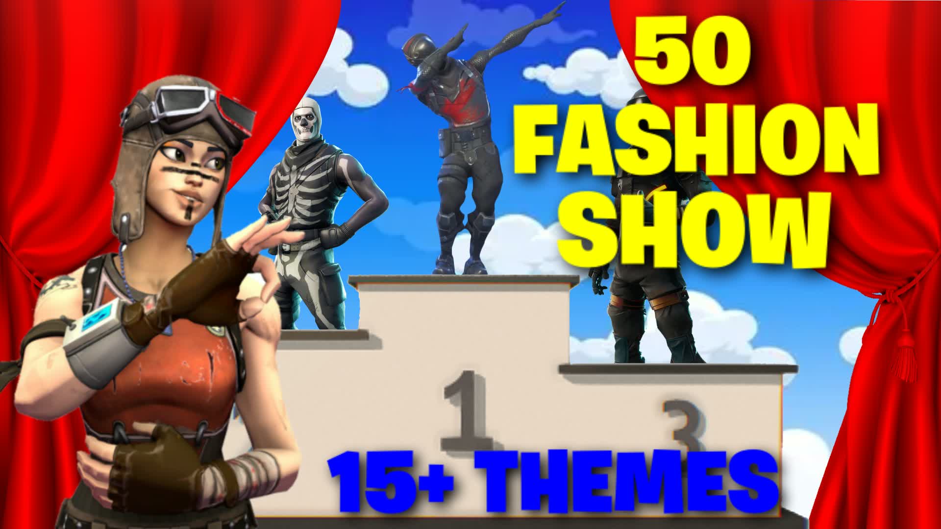 🎭 50 PLAYERS FASHION SHOW 🎮18 THEMES🎭