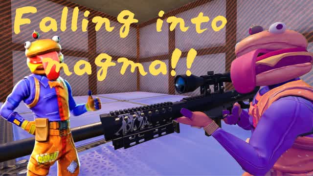 Falling into magma!!