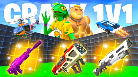 CRAZY 1V1 FFA - ALL GUNS & RIDES