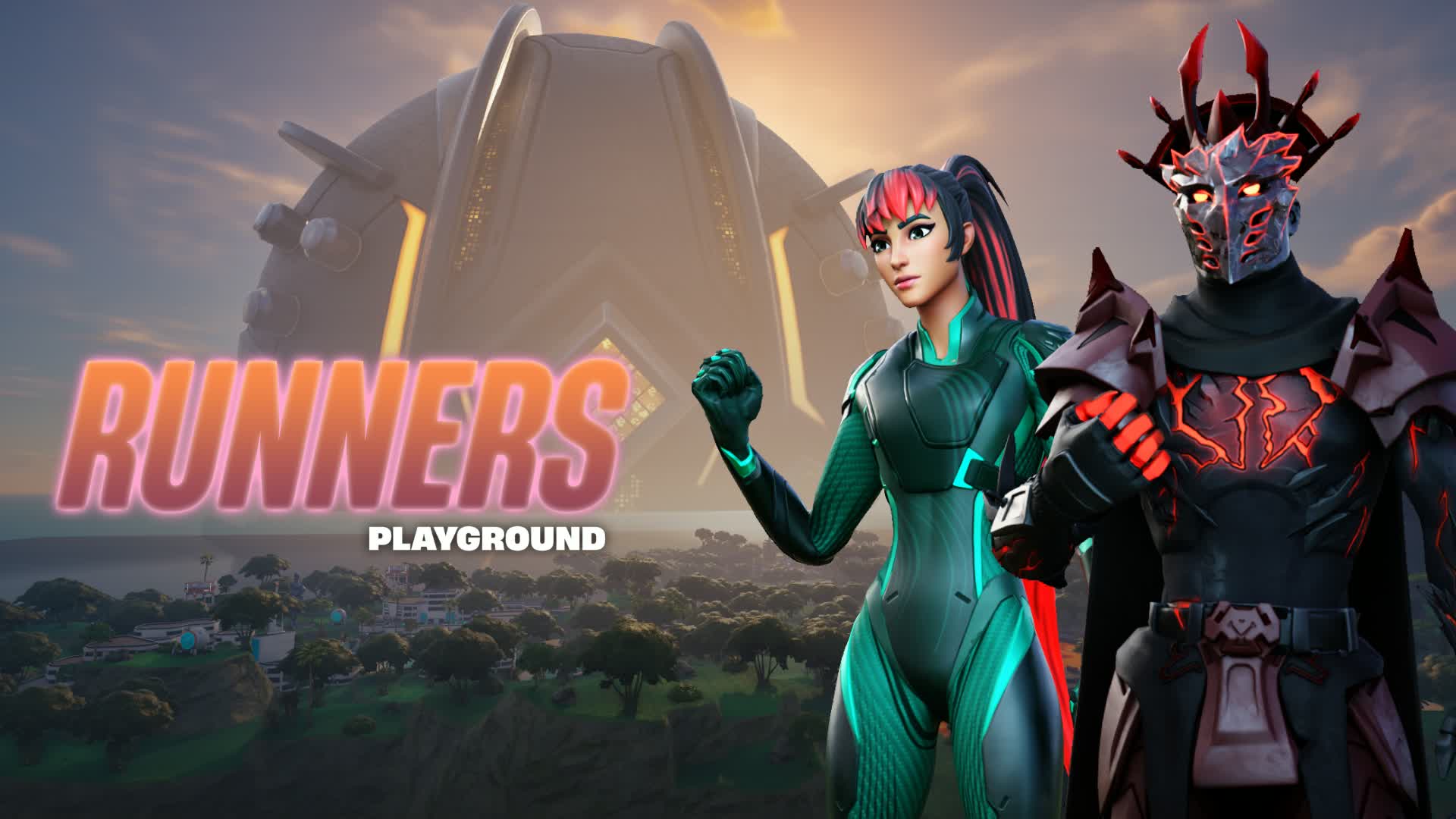 RUNNERS: Playground — Fortnite island 1090-7278-6858 by visionimpactツ