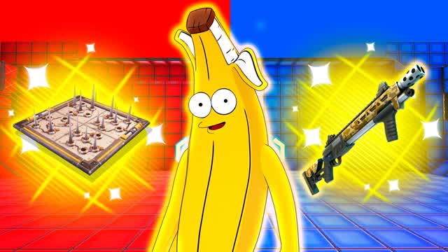 TRAP BANANA RED VS BLUE 🔴🔵