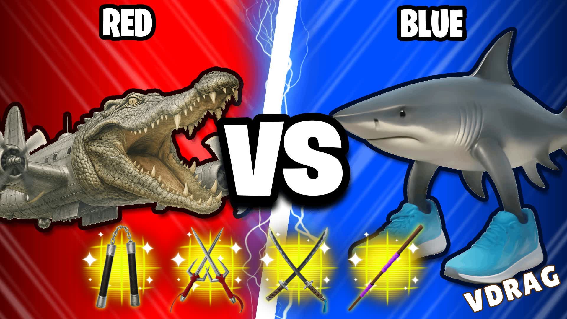 TMNT - EPIC RED VS BLUE 🔴🔵