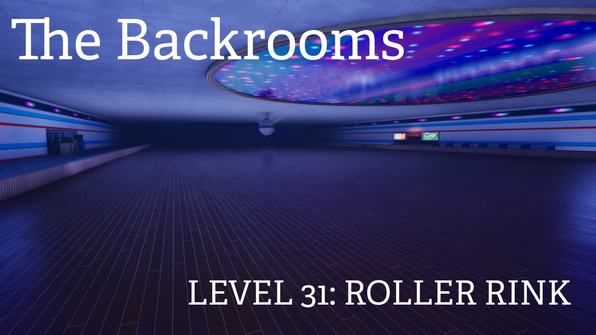 The Backrooms level 31 Roller Rink