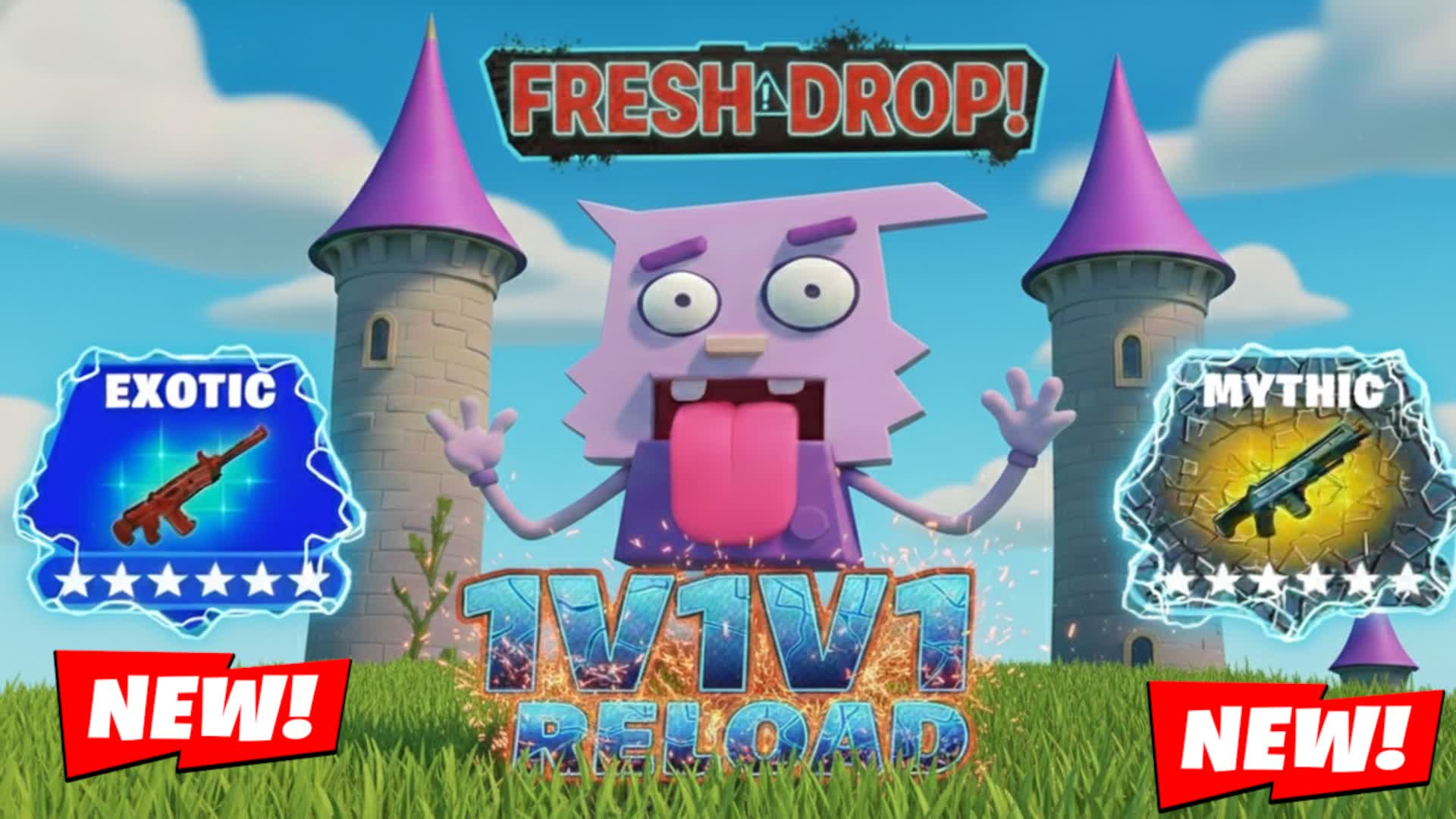 1v1v1  Reload  Free For All  Super Fight