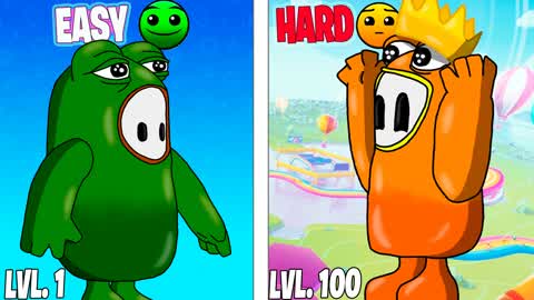 IMPOSSIBLE FALLGUYS MEME OBBY - c3jo