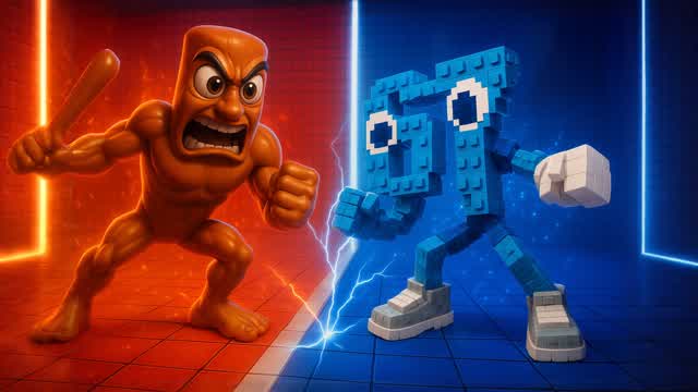 Red vs Blue 🔴🔵 Crazy Brainnrot