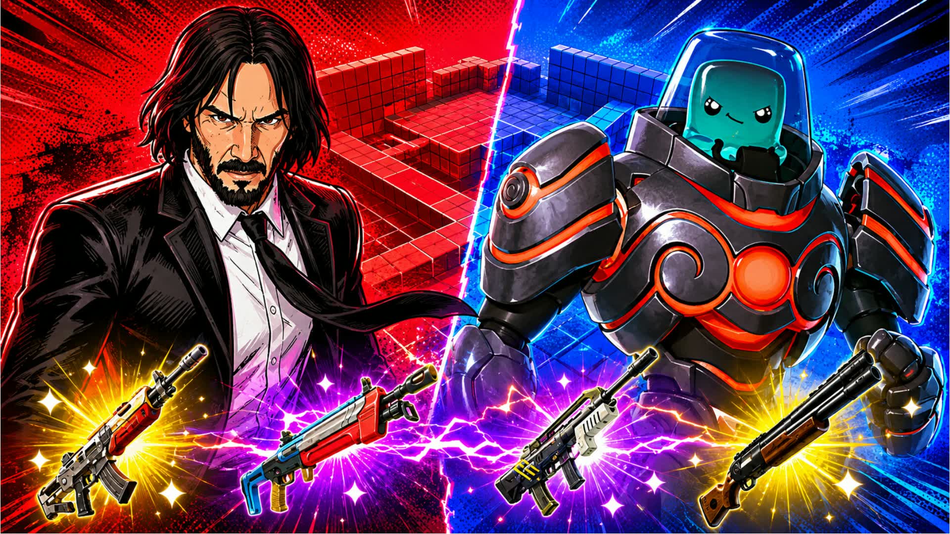RED VS BLUE BIG PENZ