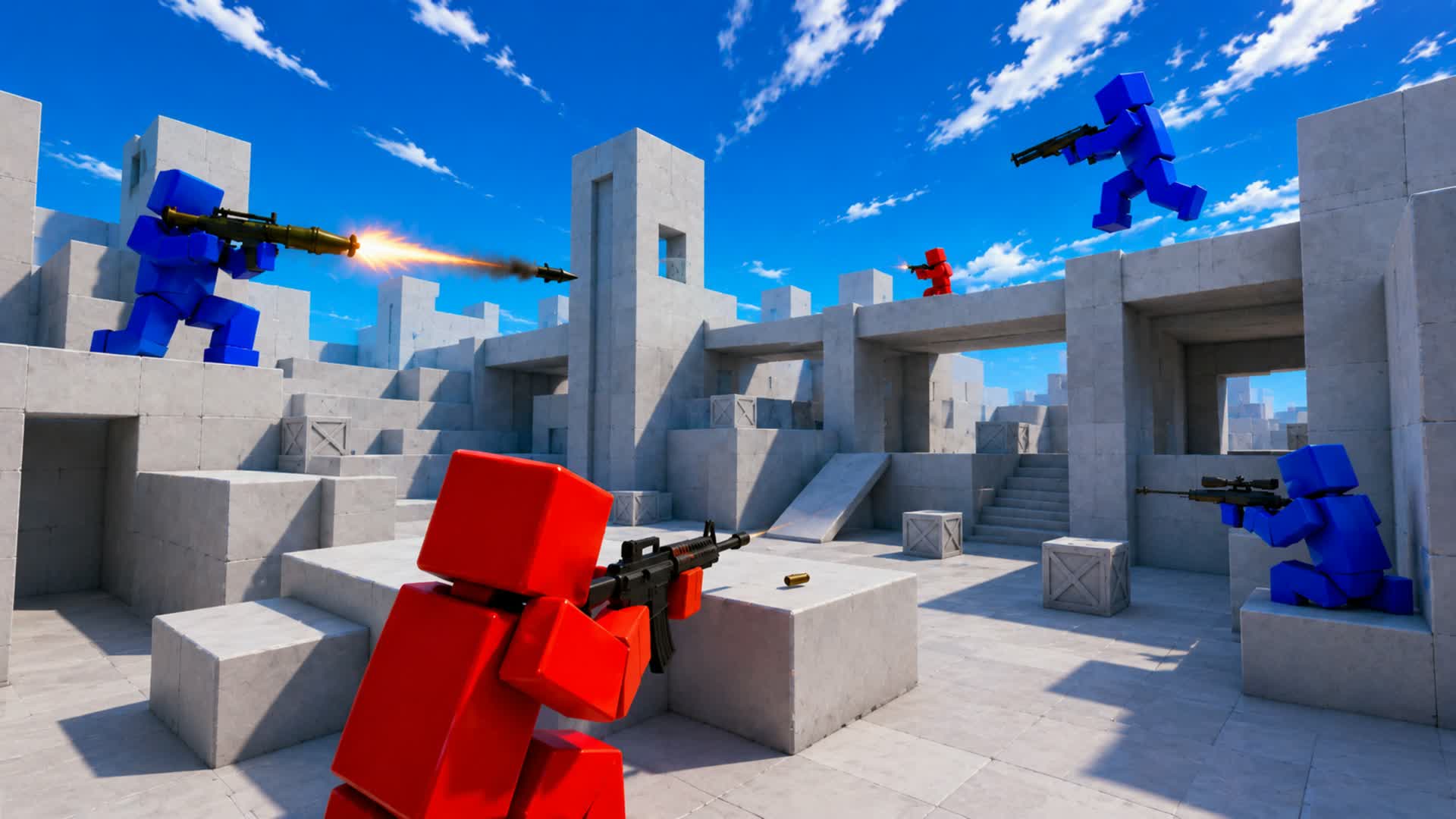 RED VS BLUE 🔴🔵 SCOPE OR NOSCOPE