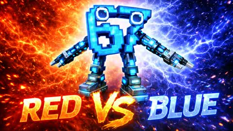 EXTREME RED VS BLUE 🔴🔵 NEW
