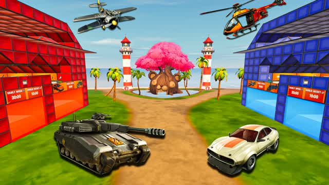 🎯Lucky Island Red Vs Blue🌴