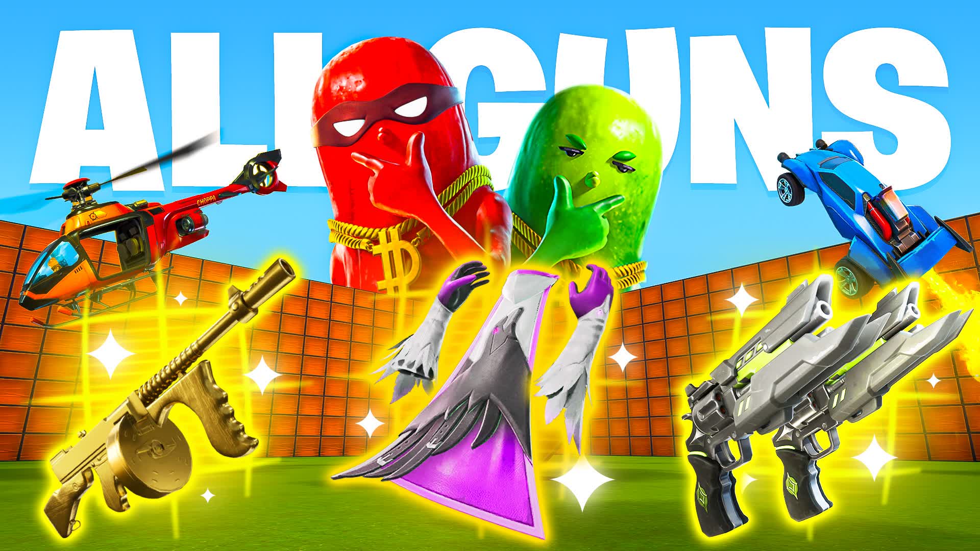 MEGA 1V1 FFA ALL GUNS & VEHICLES
