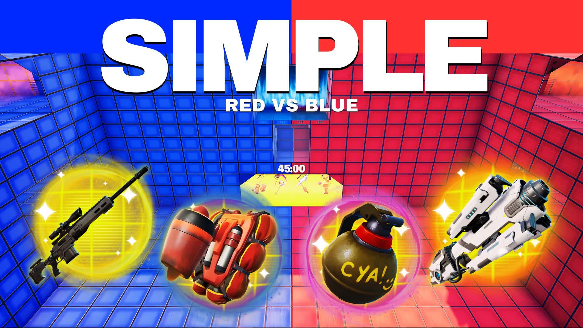 SIMPLE RED VS BLUE 🔴🔵