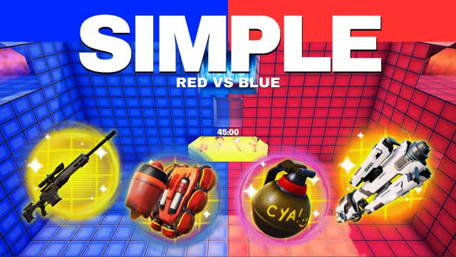 SIMPLE RED VS BLUE 🔴🔵