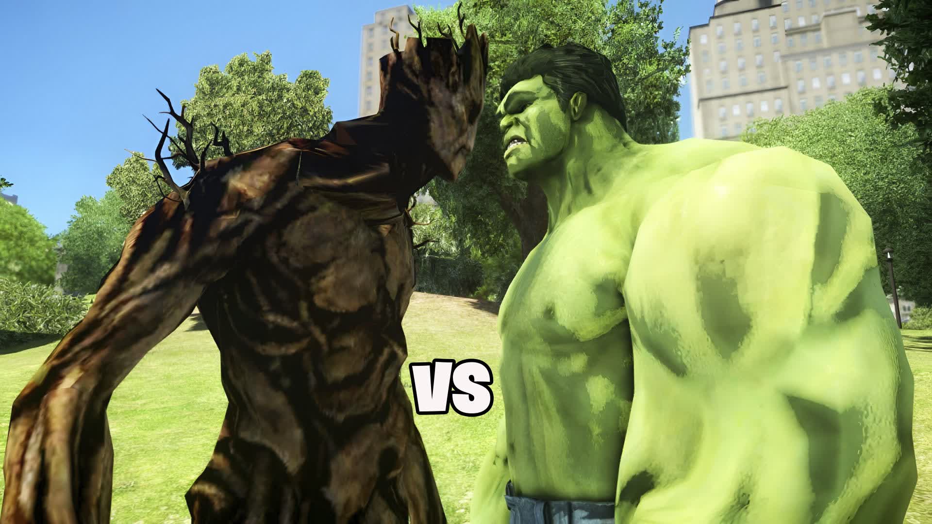 🪵 GROOT vs HULK 💪 SUPER HERO FIGHT