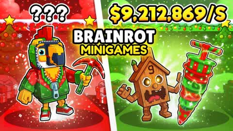 Brainrot Minigame Box PvP
