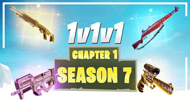 1v1v1 Chapter 1 Season 7 | FFA PvP Arena