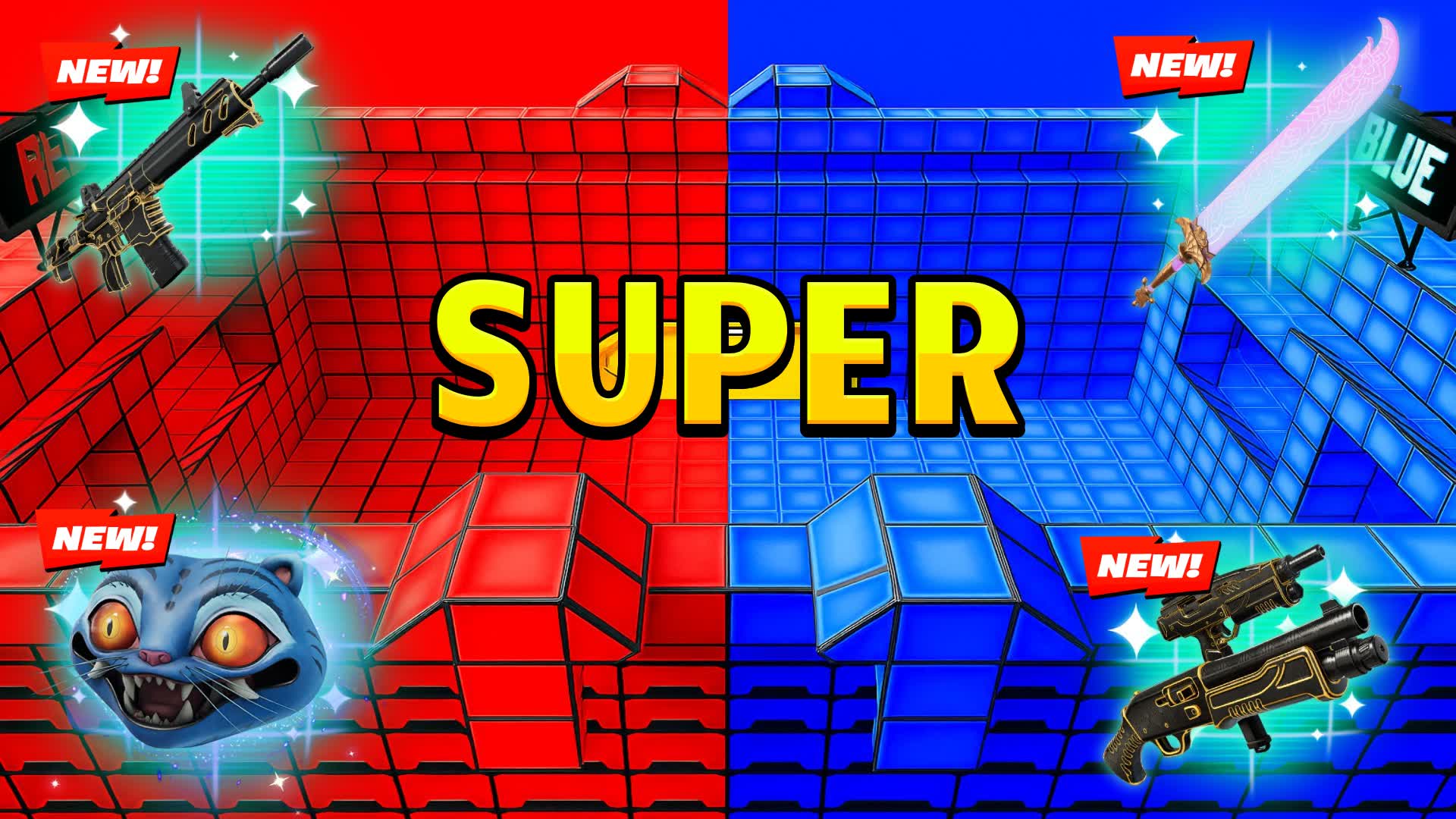 Super RED VS BLUE 🔴🔵 (Demons)