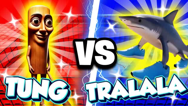 TUNG VS TRALALA⭐️RED VS BLUE 🔴🔵