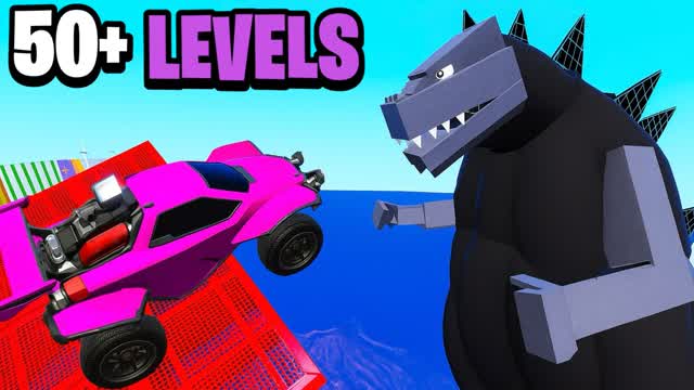 Monster Obby Car Parkour