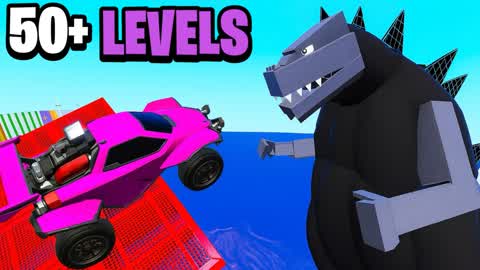 Monster Obby Car Parkour