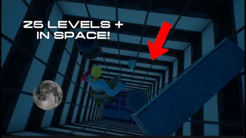 25 level deathrun out in space