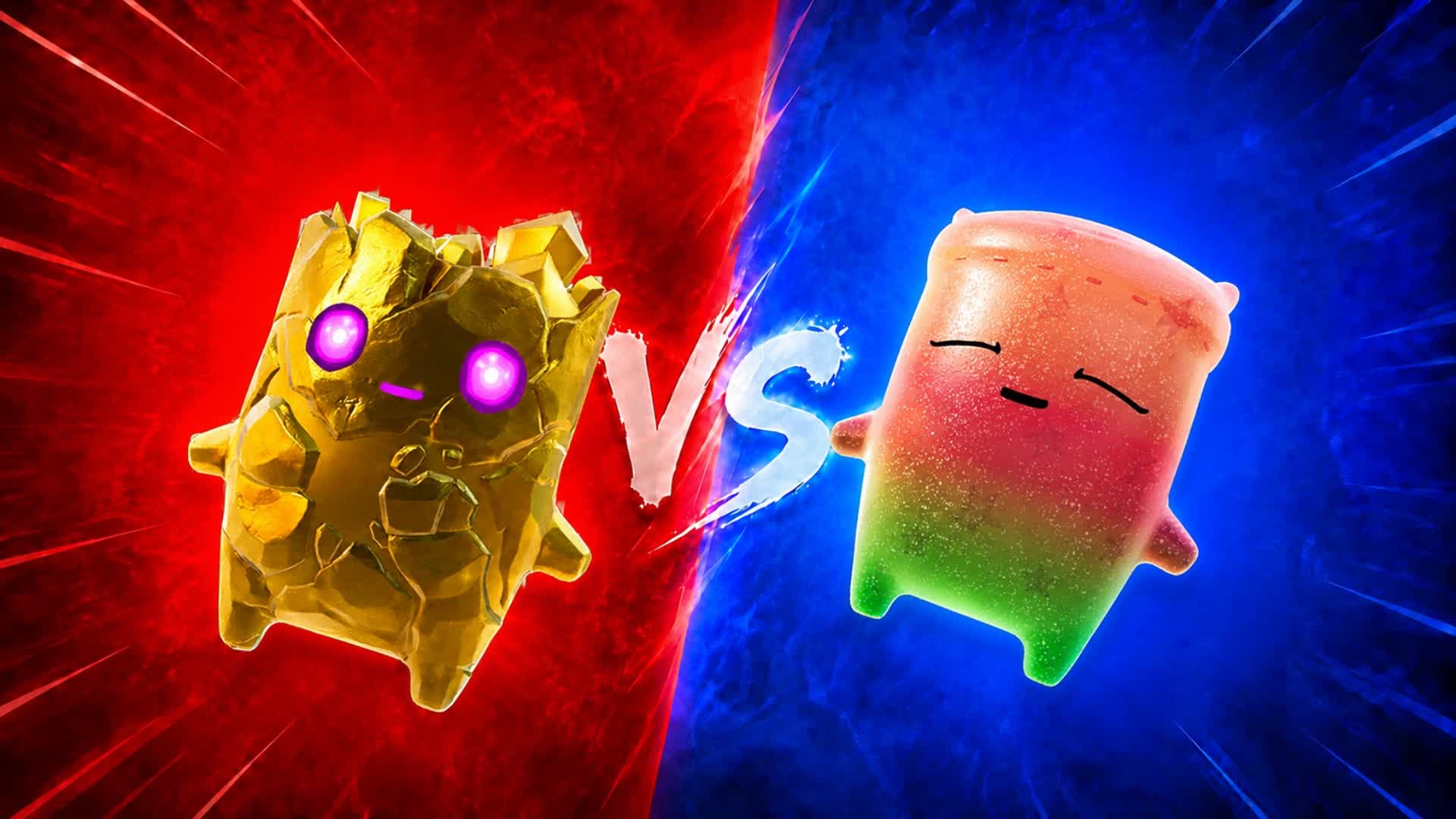 メガカオス レッド vs ブルー 🔴🔵