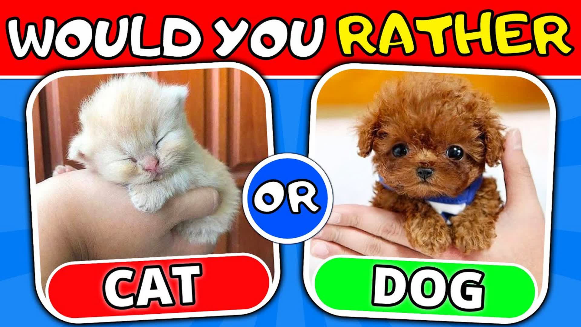 あなたはどちらを選ぶ？ - 動物編