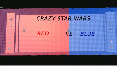 CRAZY STAR WARS RED VS BLUE