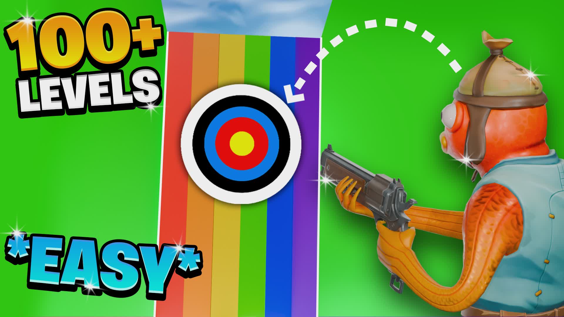 SUPER EASY TRICKSHOT PARKOUR 100+ 🎯