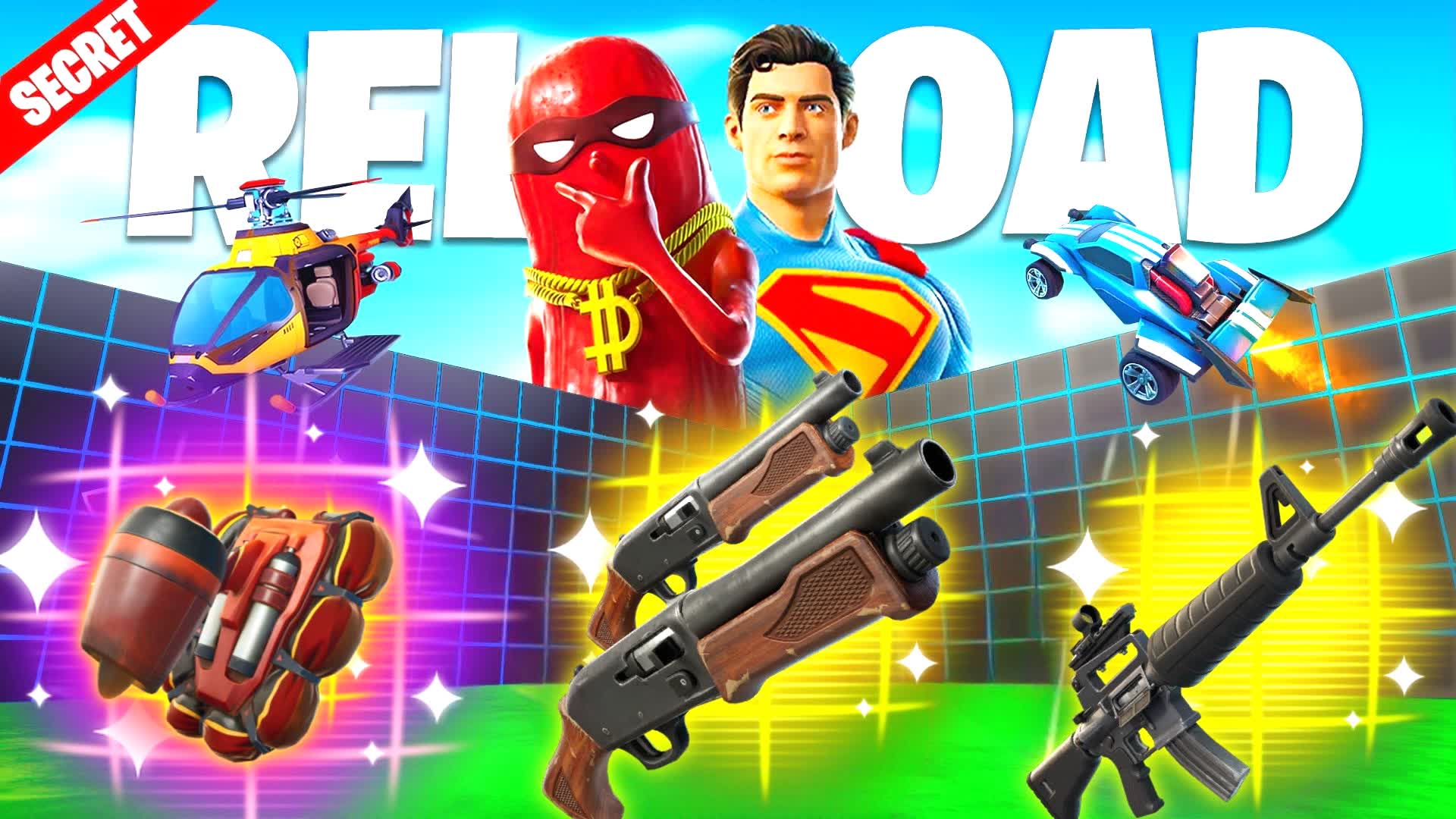 RELOAD 1V1 FFA - ALLGUNS & VEHICLES