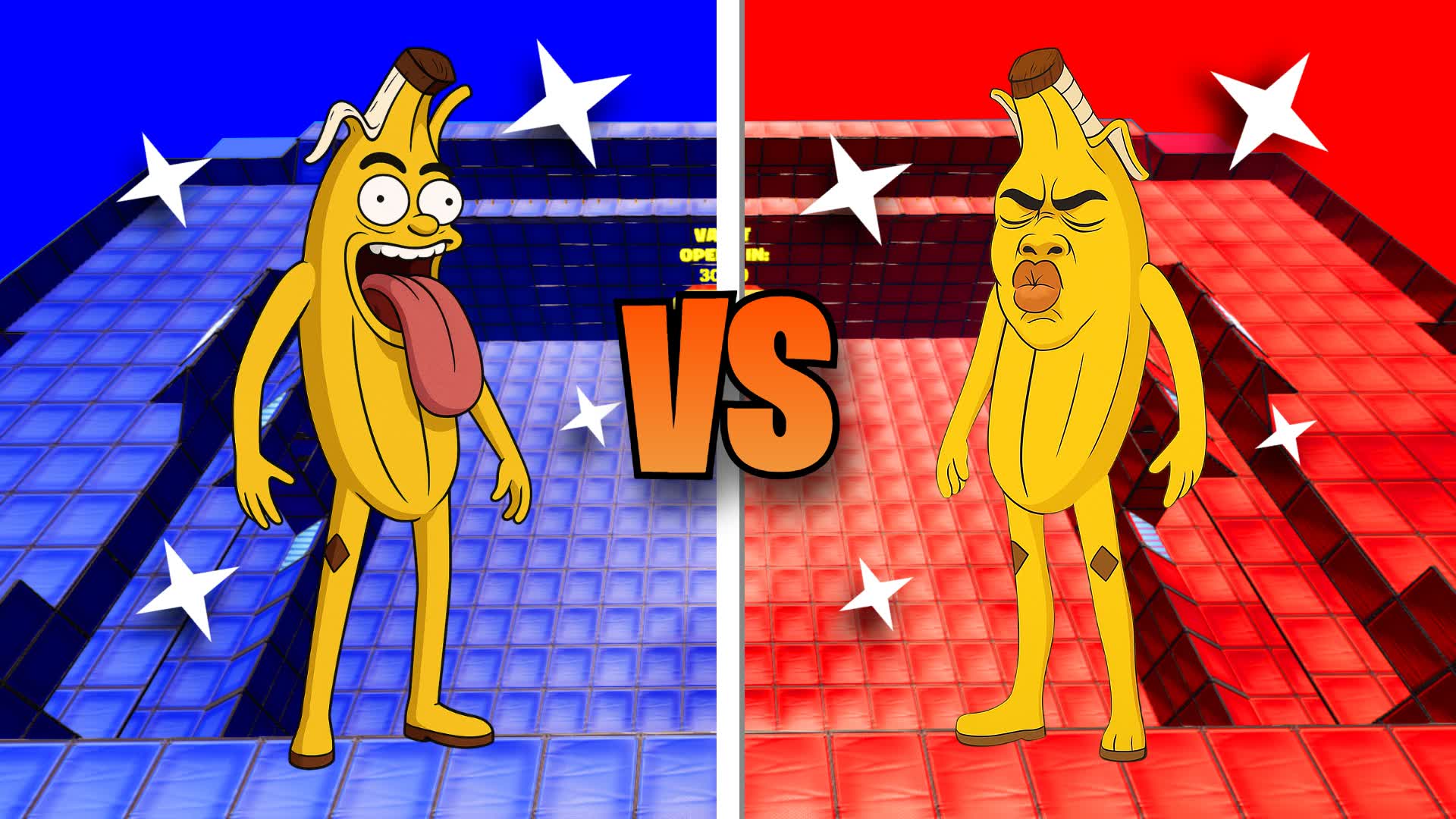 SUPER RED VS BLUE 🔴🔵 BANANA