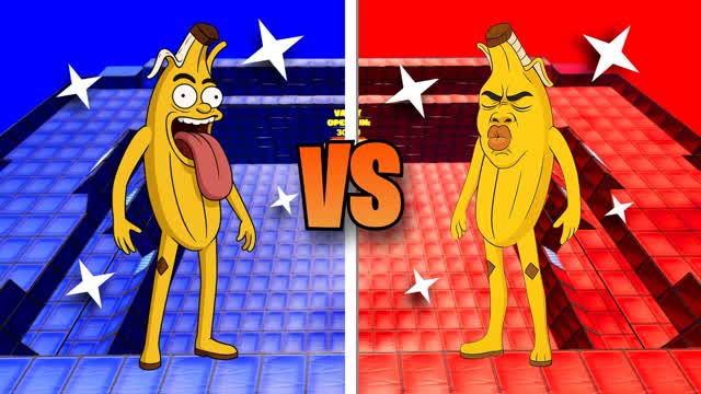 SUPER RED VS BLUE 🔴🔵 BANANA
