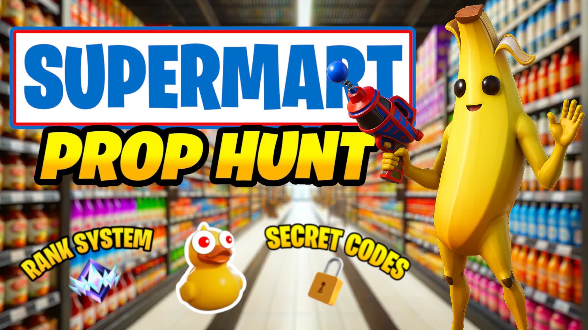 Supermart Prop Hunt 🛒 Fortshop Mall