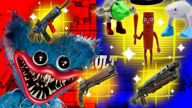 BRAINROT VS HUGGY WUGGY🔴🔵