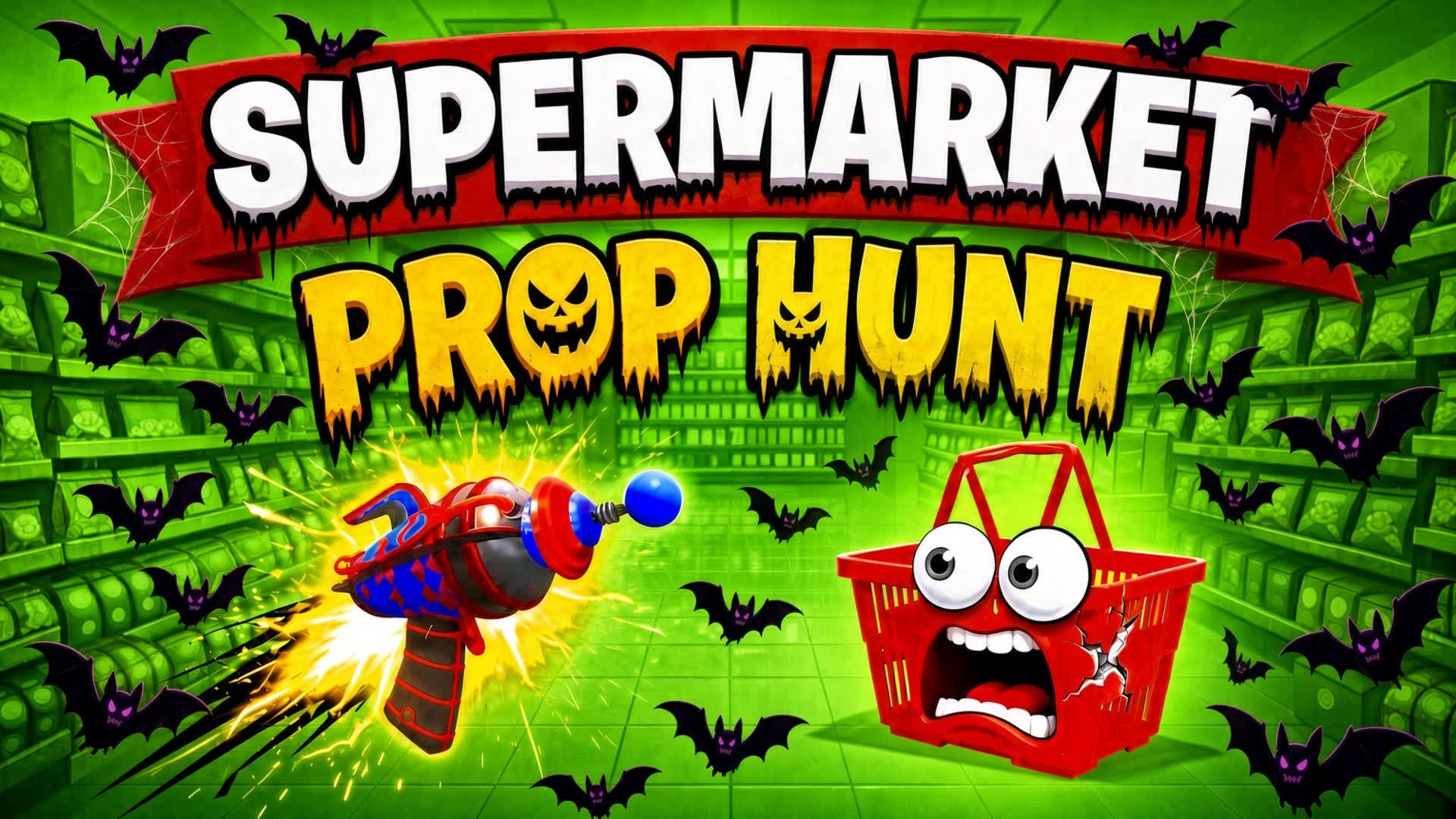 SUPERMARKET PROP HUNT 🛒 halloween
