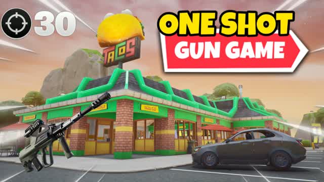 ⭐️ ONE SHOT GUN GAME - GREASY GROVE