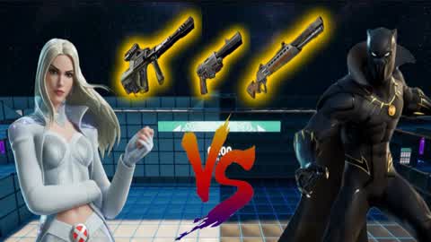 Red Vs Blue In Space (White Vs Black)