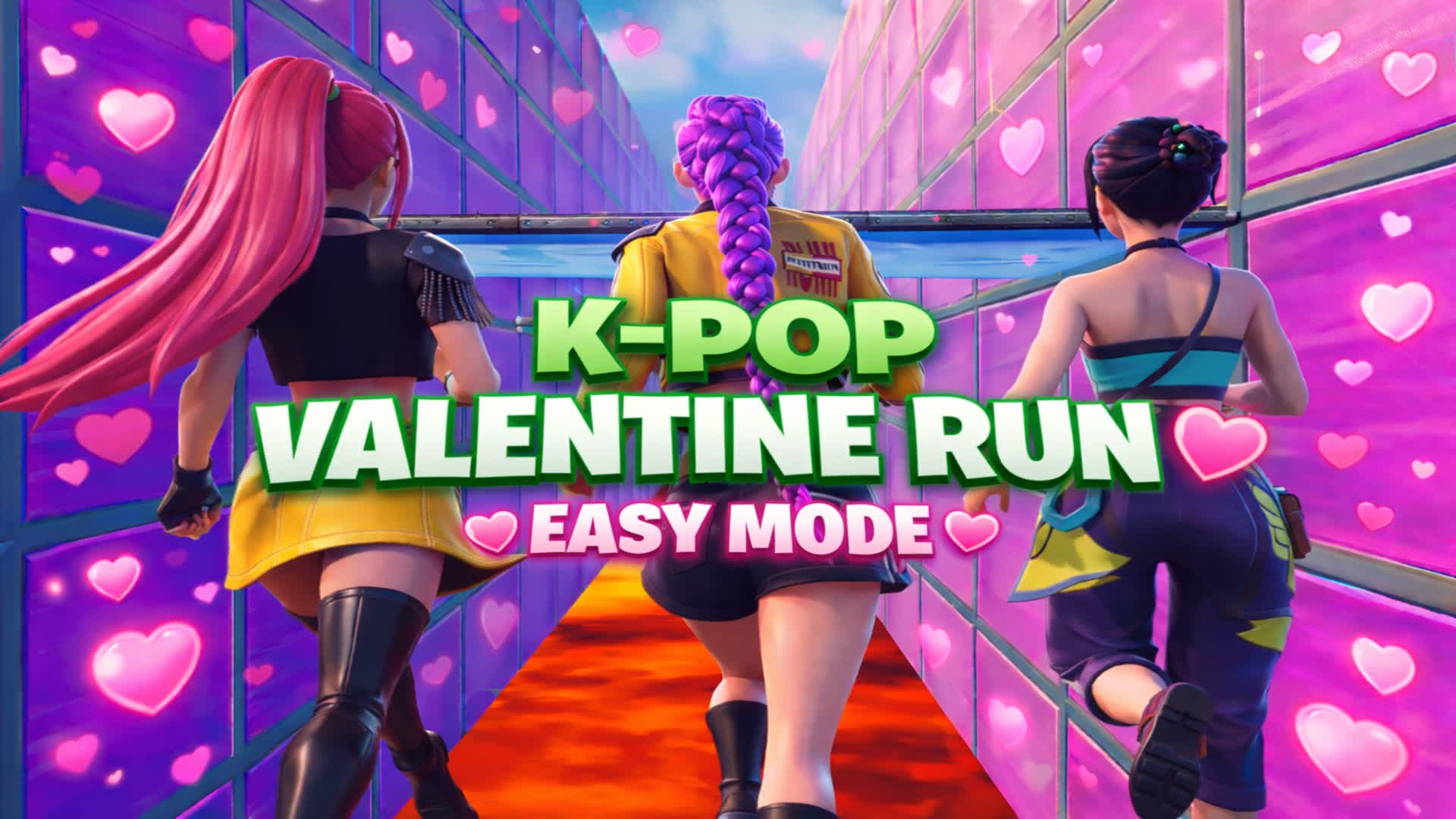 K-POP VALENTINE RUN 💘 - fortnite