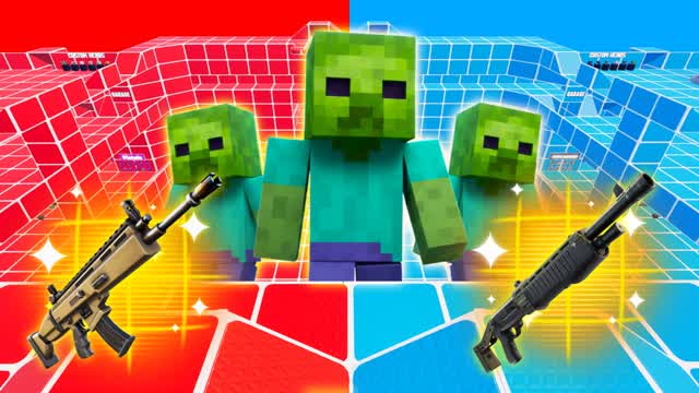 RED VS BLUE 🔴🔵 ZOMBIE